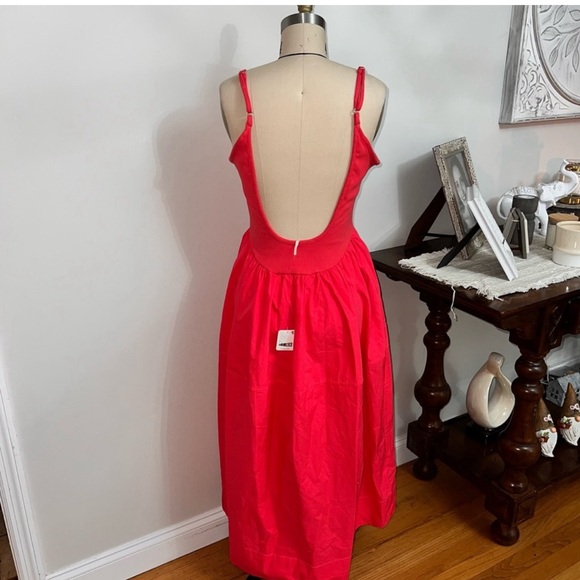 NWT Free People Dylan Midi Dress - Picture 7 of 8